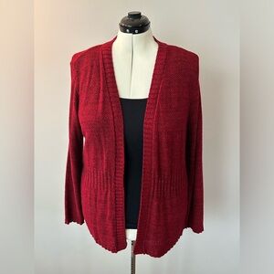 Red/black CJ Banks Cardigan